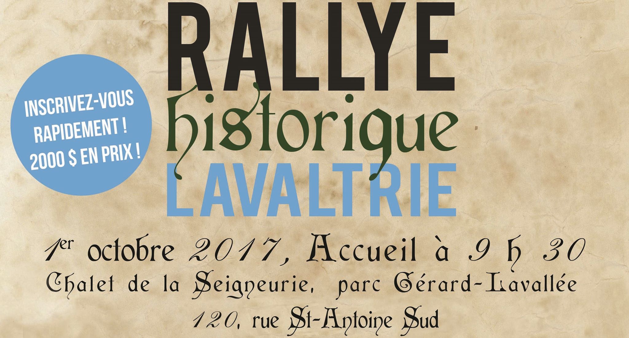 Rallye historique de Lavaltrie