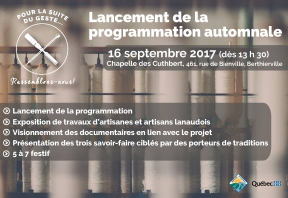 Journée d'activités - Pour la suite du geste... rassemblons-nous !