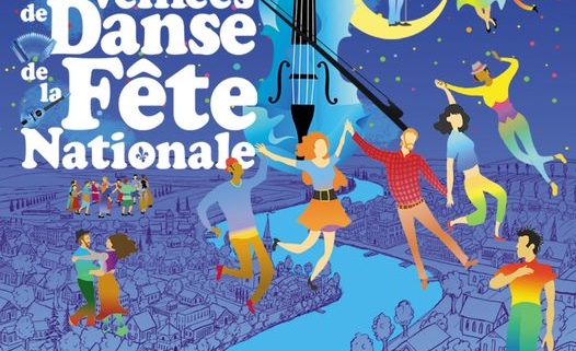 Affiche de Les veillées de danse de la Fête nationale 2022